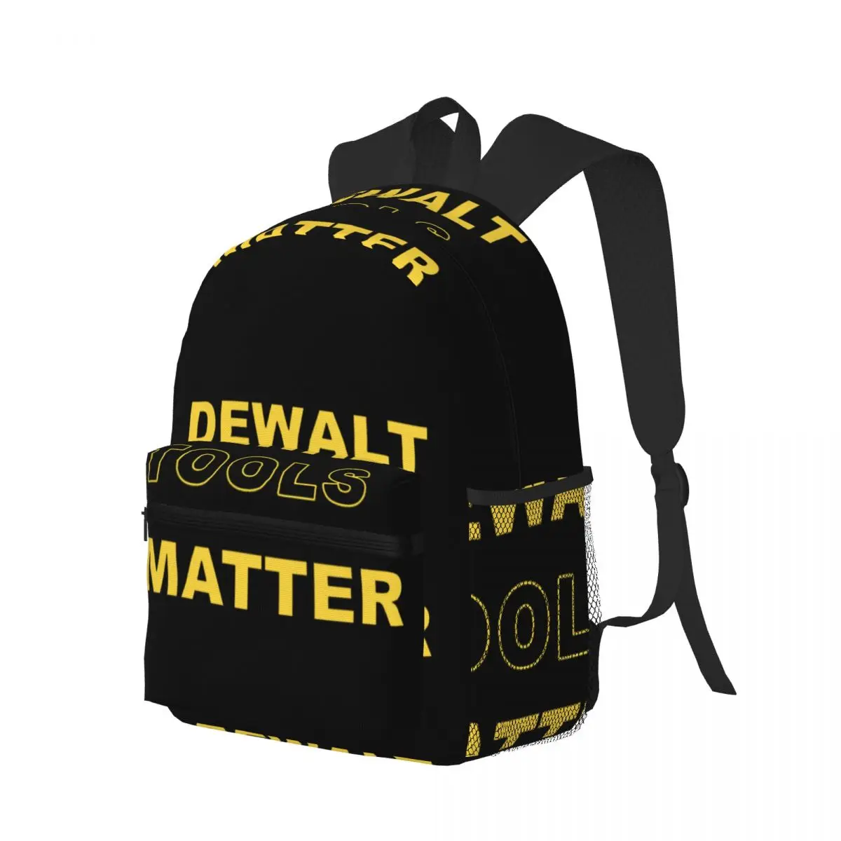 Dewalt Tools Matter Student Backpack School Bag Hiking Travel Daypack for Men Women Bookbag Shoulder Bags