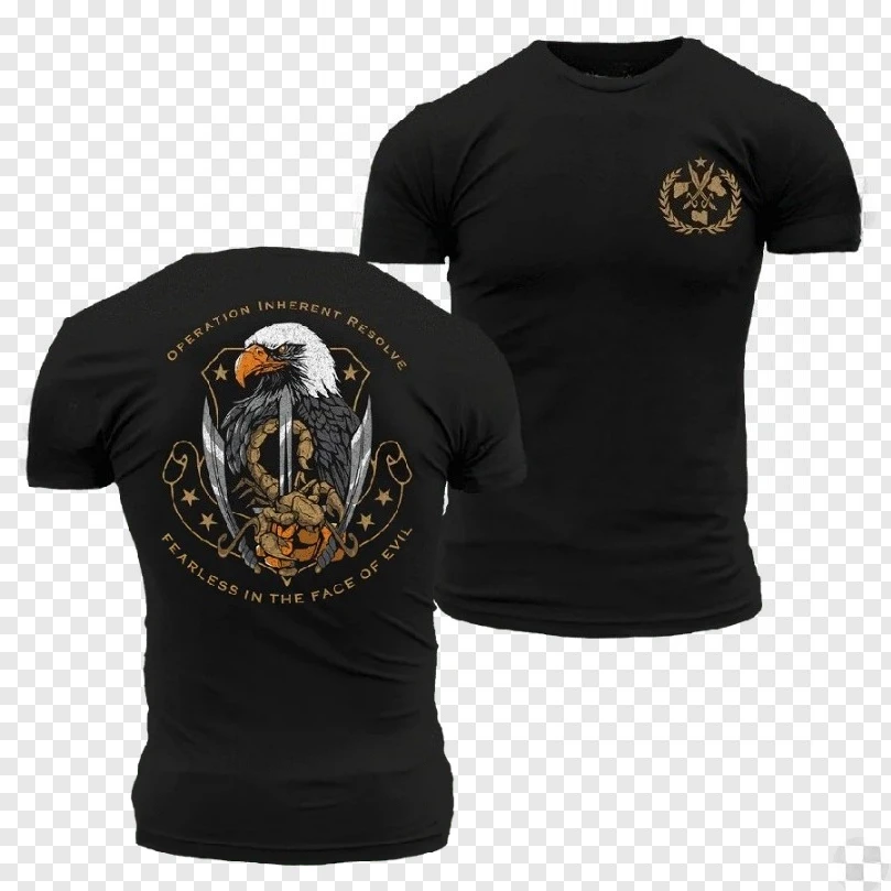Operation Inherent Resolve- Joint Task Force Veteran T-Shirt O-Neck Short Sleeve Summer Casual Mens