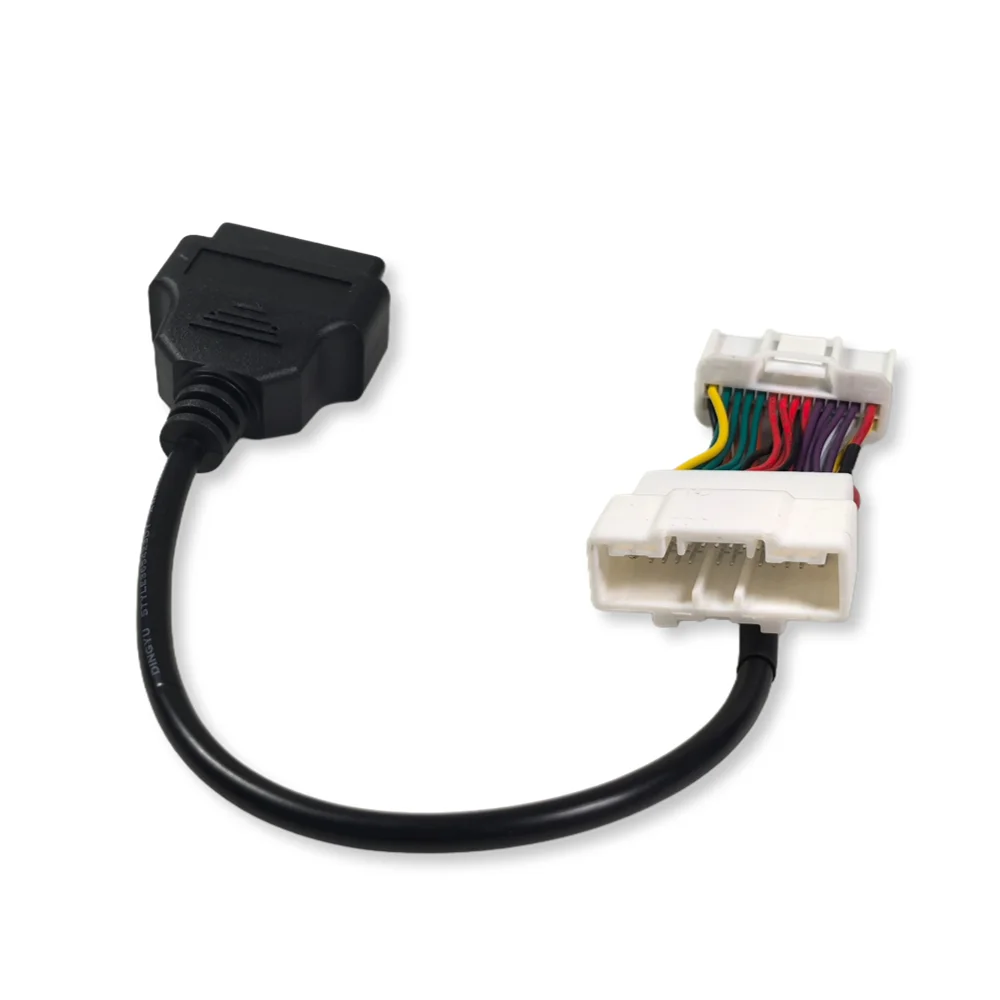 A+ Quality For Tesla 26pin Cable to 16 Pin OBD2 Convertor Connector Conversion Cable OBD Adapter Diagnostic Electronic Cable