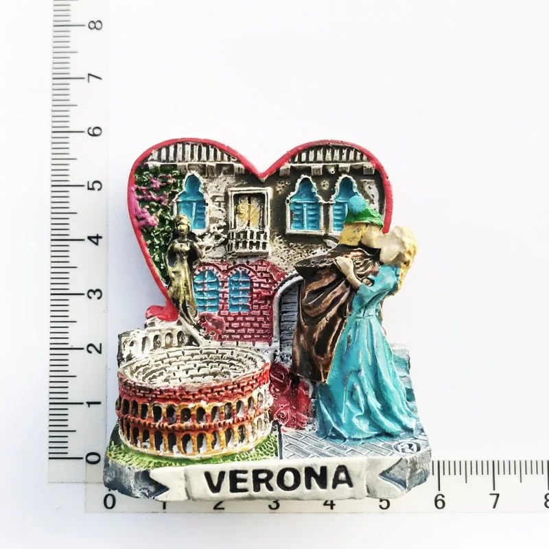 Verona  Italy's Ancient City Tourism Commemorative Arts and Crafts Magnet Refrigerator Sticker Gifts for Friends Home Decoration