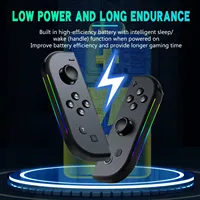 Apply switch joy con wireless gamepad oled with six-axis body sense to wake up RGB color lights left and right gamepad