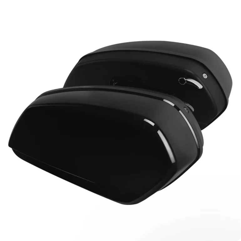 Side Luggage Trunk System with Mounting Brackets for Haley Softail Models