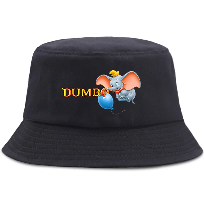 Dumbo Parent-child Bucket Hat Kids Summer Panama Bucket Cap Women Men Hip Hop Harajuku Fisherman Hat