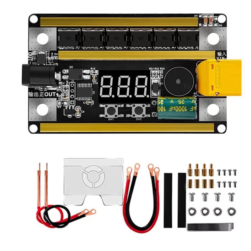 

ABJI-Upgraded 100 Gears 12V Voltage Handheld Portable 18650 Mobile Phone Lithium Battery Spot Welder DIY Small Spot Welder