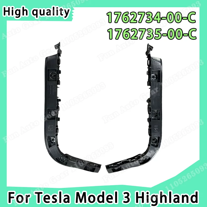 

For Tesla Model 3 Highland High Quality Durable Rear Bumper Bracket Left Right 1762734-00-C 1762735-00-C 1762734 1762735