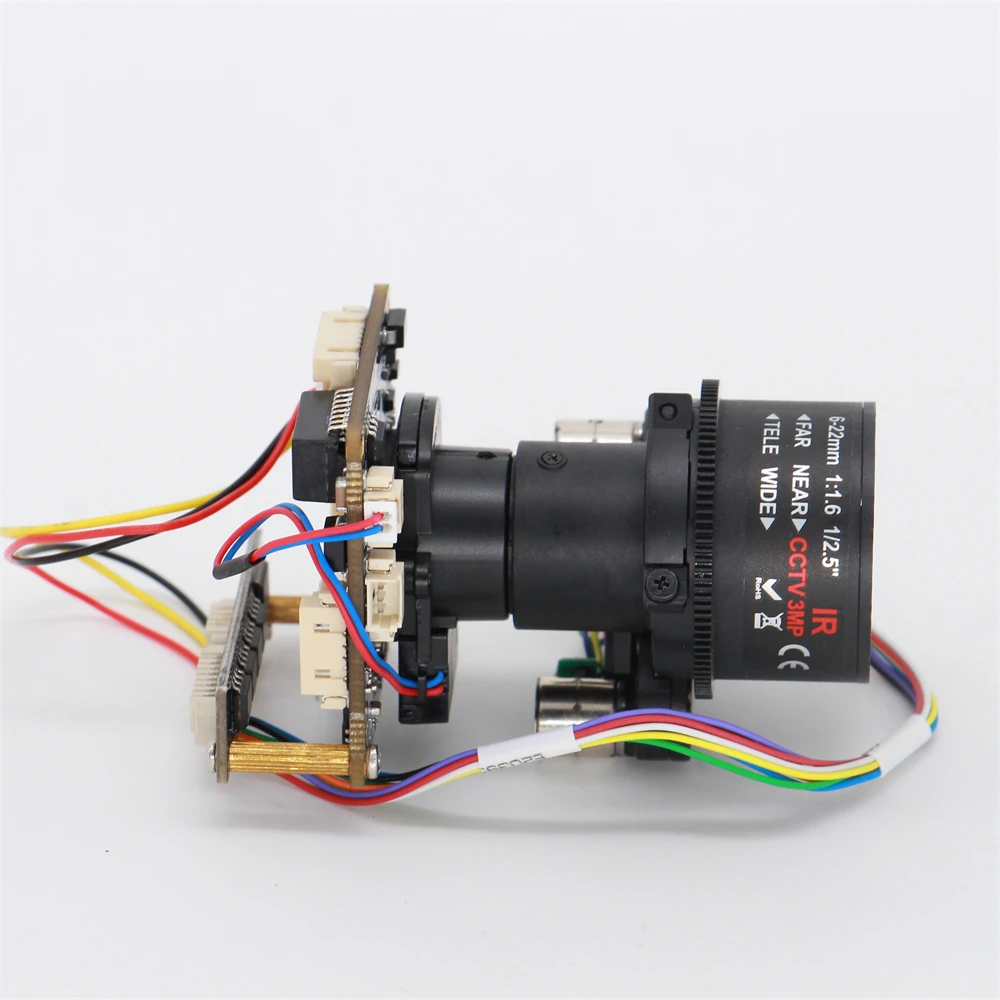 5MP IMX335 H.265 Starlight IP Module 6-22mm With 7205V300 Chip PCB SIP-K335GS-0622+TF+WIFI