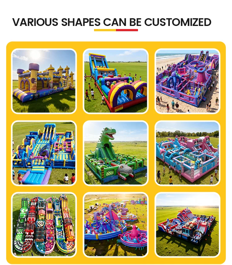 Inflatable Obstacle Course Team Building Challenge Equipment for Outdoor Event Suppliers