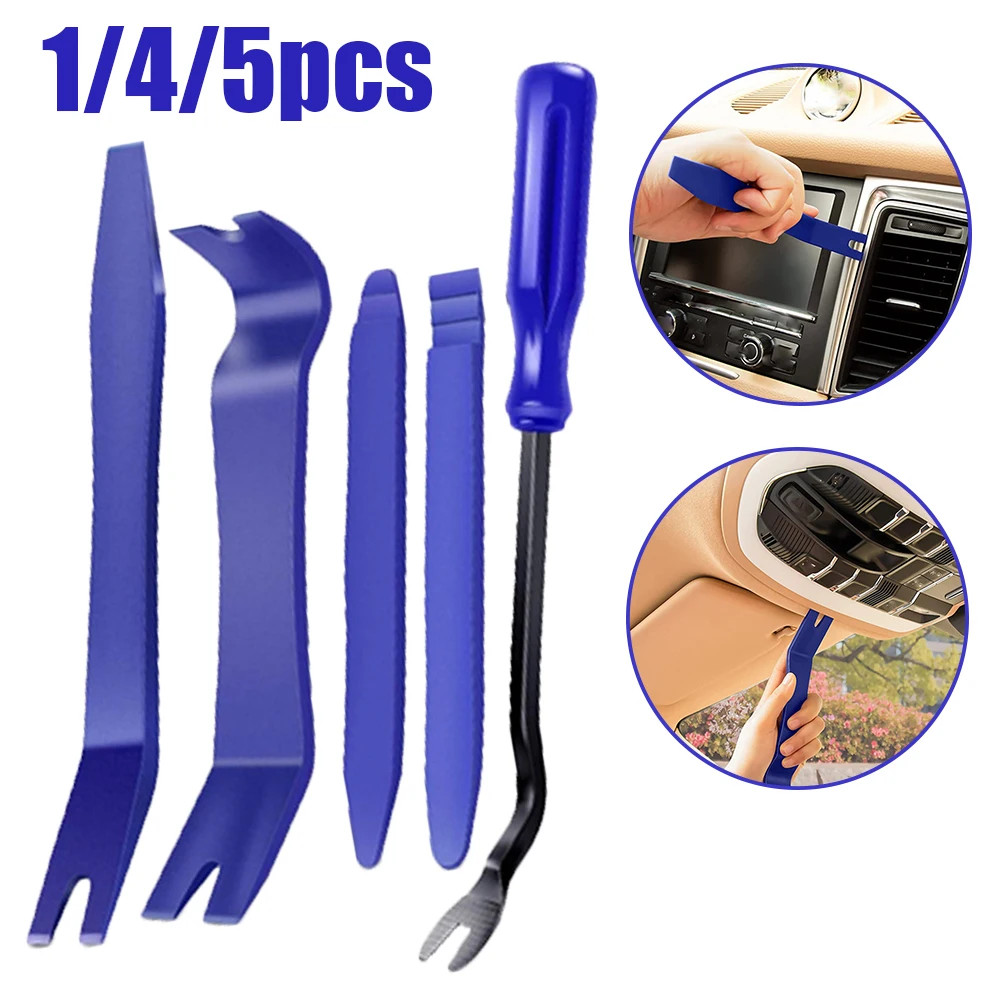 

Plastic Auto Audio Dismantle Tools Kit Car Radio Door Clip Panel Trim Dash Audio Removal Installer Pry Kits Repair Tool 1/4/5pcs