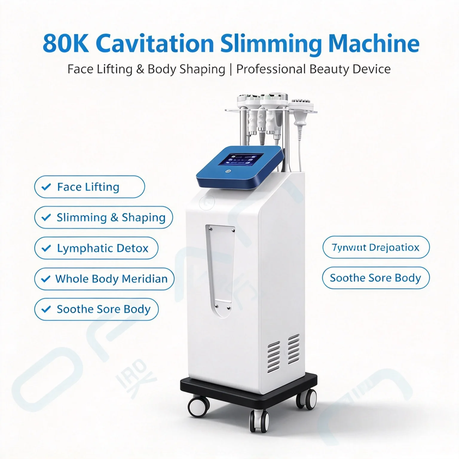 Professiona 5D Sculpting 80k Vacuum Cavitation Machine 6 in 1 Body Contouring Liposuction Slimming Weight loss Anti Cellulite