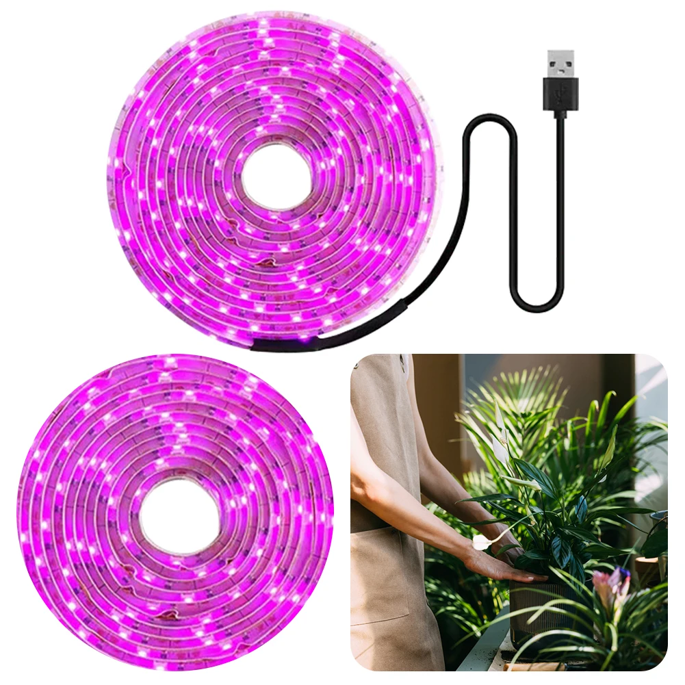 LED Grow Light Waterproof Indoor Veg Plant Growing Lamp Plant Grow LED Light for Plants Flowers Greenhouse Hydroponic