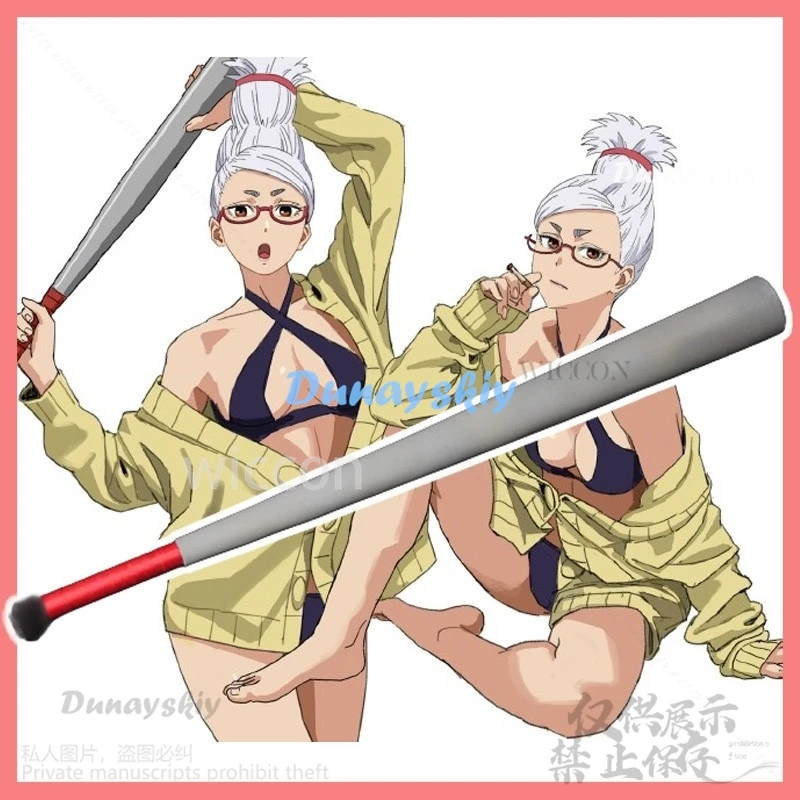 Seiko Ayase Cosplay Anime Dandadan Gioco di ruolo PVC EVA Puntelli per Halloween Natale Cos Mazza da baseball Accessorio Puntelli personalizzati