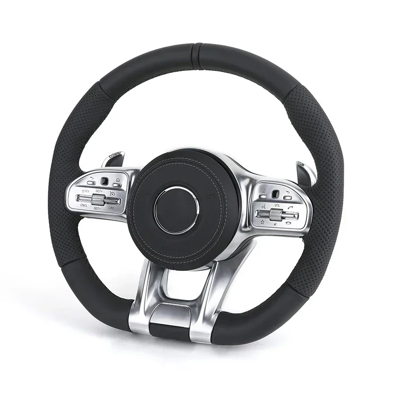 

Custom Upgrade Full Leather Steering Wheel for Mercedes Benz Mercedes-Benz AMG GT X166 W213 W205 W204 W222 W212 E63 C63 AGM