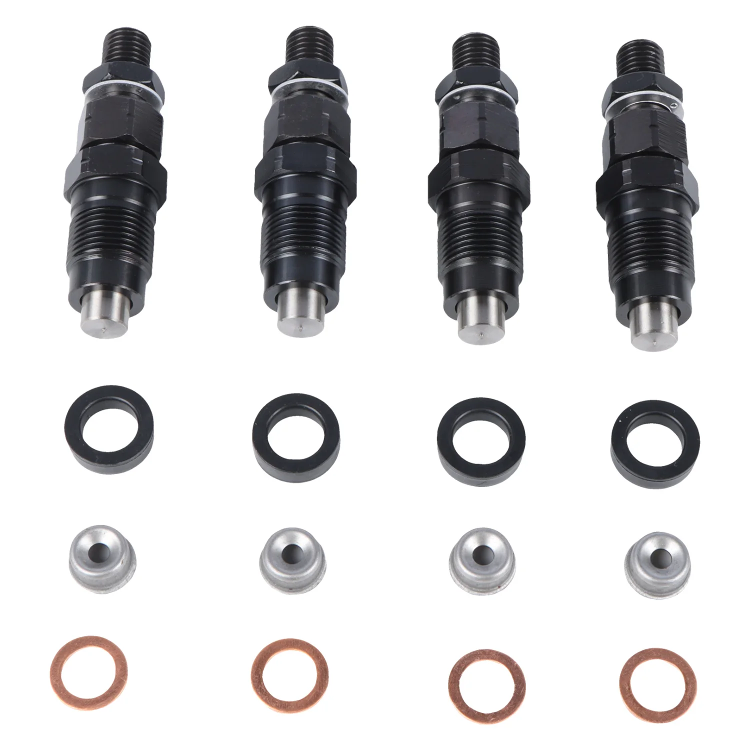 4Stk 093400 -7040 Diesel-Einspritzdüsen-Set Ersatz für Toyota Hilux Surf Prado 1KZ-TE 3.0L Neue Auto-Aftermarket-Kraftstoffdüsen