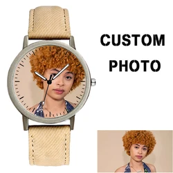 Blank Dial Watched for Personalization Your Logo Custom Printing Watch Personalized Mark