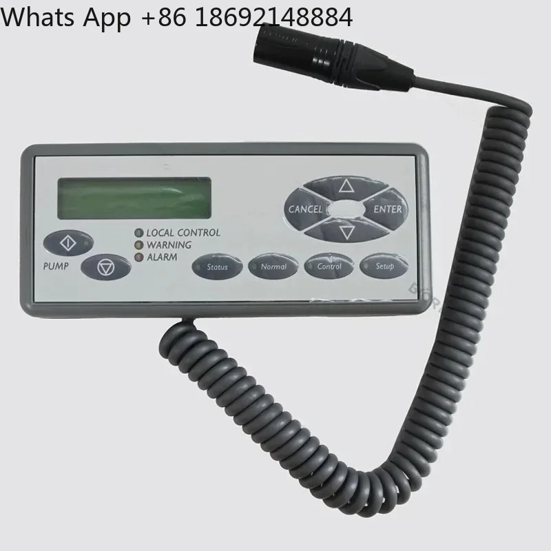 Control Handle Bracket suitable for Edward GXS IXM L Vacuum Pump D37280700 with Display End Point and 5-Way XLR Plug