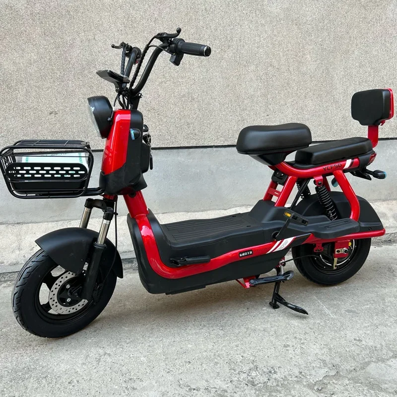 -For New 1000W High-power Electric Bicycle With Dual Disc Brake 72V22AH Electric Bike Electronic LED Light Steel 72V 3 Speed 22A