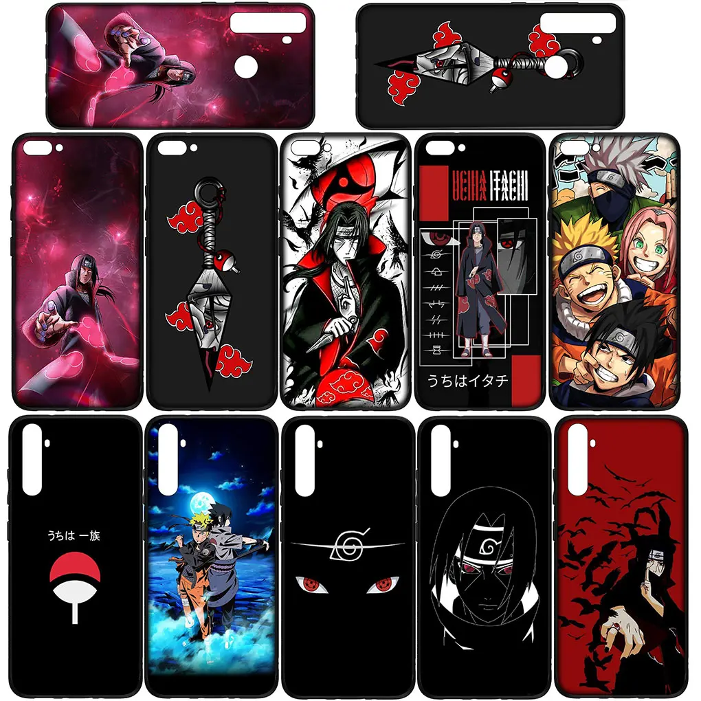 Akatsukis Itachis Uchihas Sasukes Soft Cover Phone for Samsung Galaxy Note 20 Ultra 10 8 9 S10 Lite S9 Plus A71 A70 A02S A6 Case