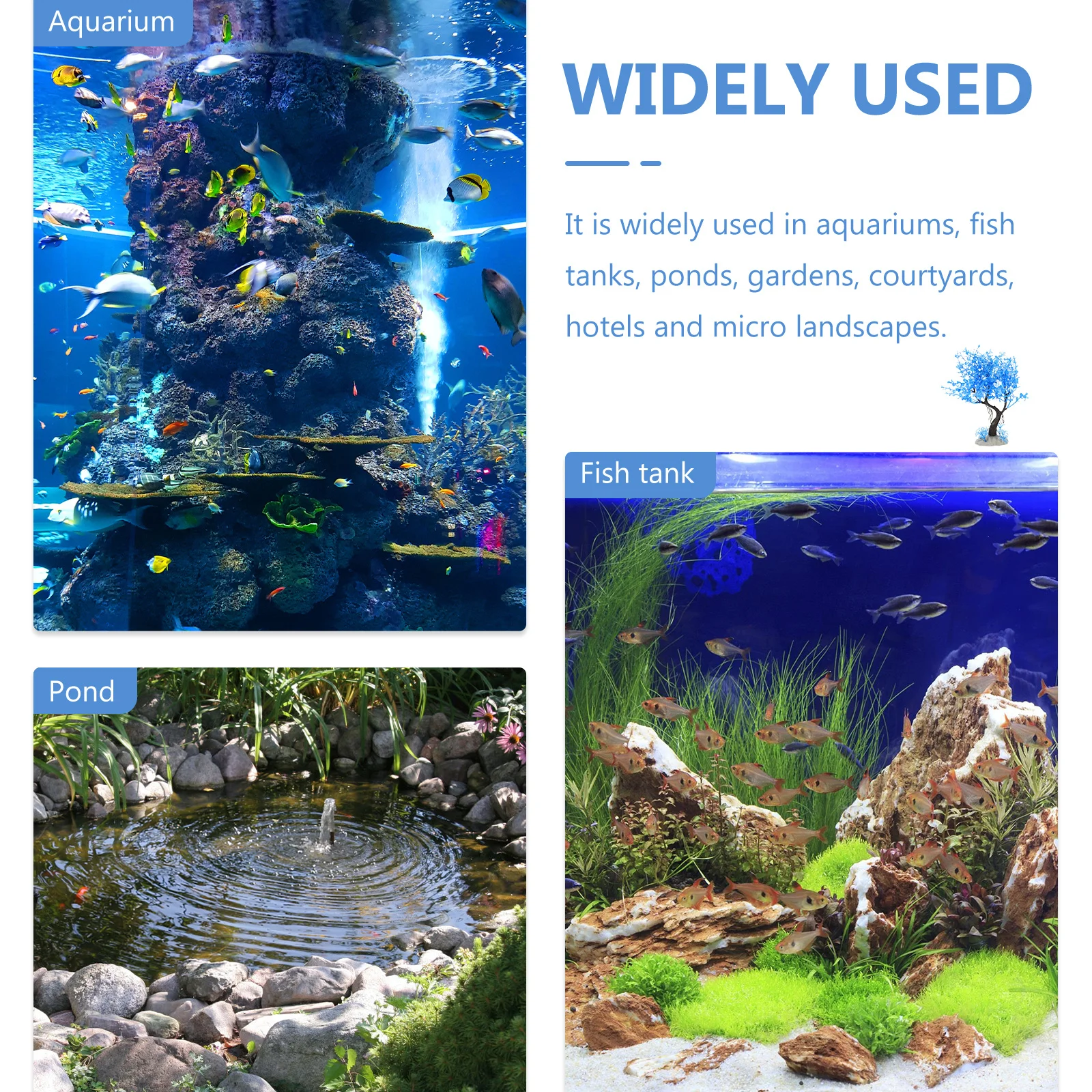 

Decorative Artificial Plant for Fish Tank Pine Bonsai Style Natural Look Wear-Resistant Aquatic Ornament Delicate DIY Landscape