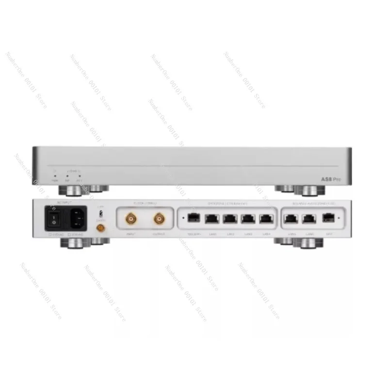 B-1 LHY AS8 Pro Flagship HIFI Audio Switch 2.5G 10G Optical IsolationPrecision OCXO Clock