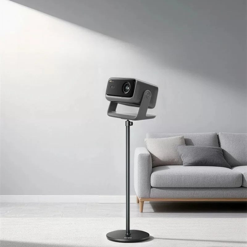 Original Aluminum Alloy Projector Floor Stand,Adjustable Height 20.5-100.5cm Bracket 1/4 Inch Stand Hidden Wire Design ACFB06