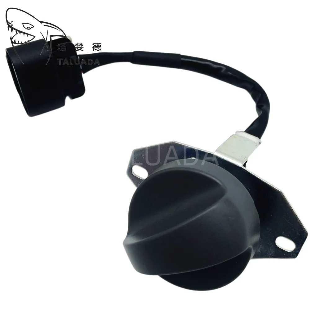 Durable Throttle Knob 10th/15th Gear For XE60 80 150 200 210 215 235 260 Excavator Rotary Switch ABS Alloy Steel