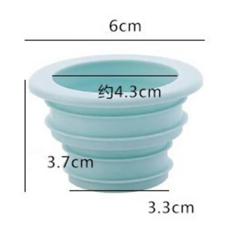 1PCS Plastic Washing Machine Pool Seal Ring Silicone Sewer Pipe Drain Sealing Plug Anti-odor Water Ring Seal Accessories Tools