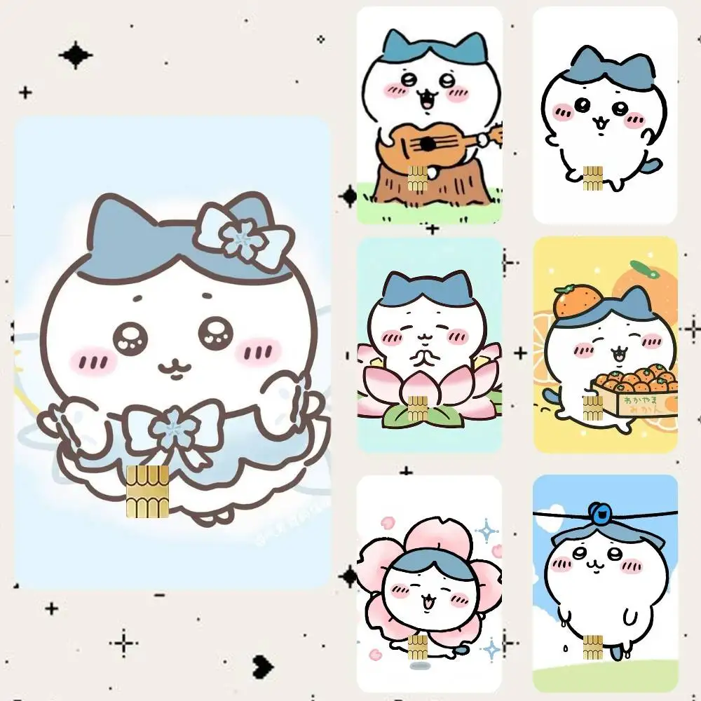 Hachiware Waterproof Bank Card Sticker Skin for Credit Debit Chip Cards Decorative Cover Film