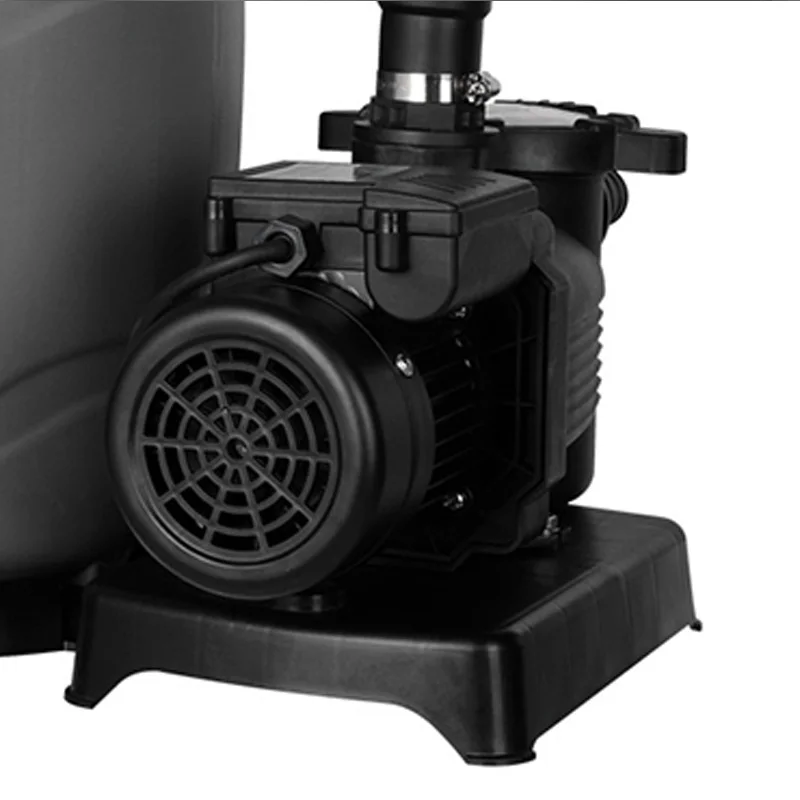 ตัวกรองทรายพลาสติกด้านบนขนาด 12 นิ้วพร้อมปั๊ม 0.33HP พร้อมตัวกรองและการเชื่อมต่อ 32/38 มม. พร้อมวาล์ว 4 ตําแหน่ง