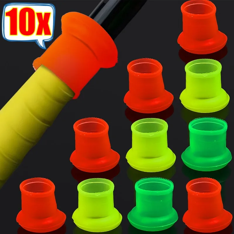 10Pcs Silicone Fishing Rod Stop Ring Rod Clip/O-Shaped Ring Universal Size Anti-slip Ring Fishing Rod Fishing Accessories