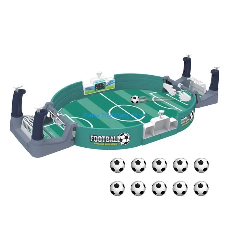 

2 Player Table Football Game Set ABS Durable Interactive Battle Toy For Family And Friend Fun C90B