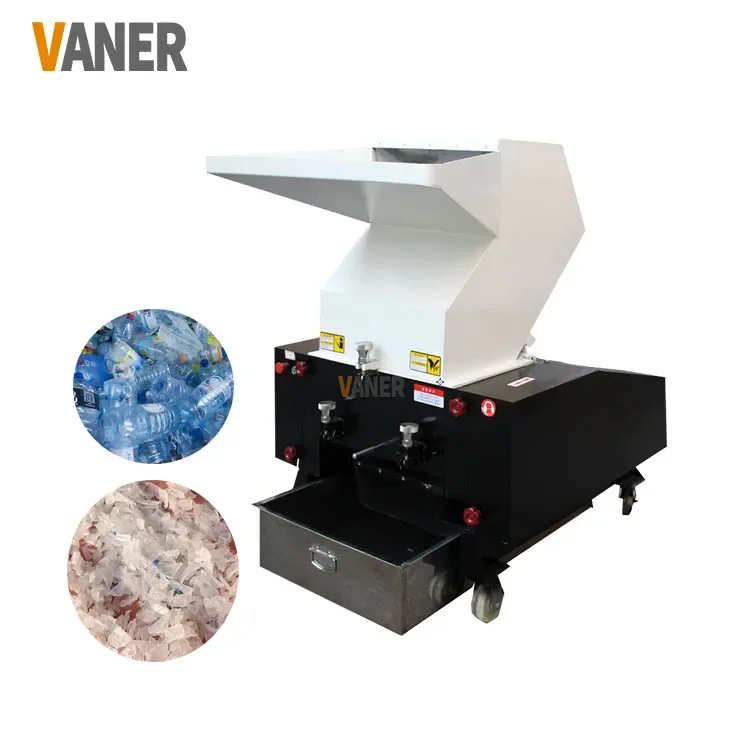 

VANER 20HP Waste Plastic Scrap Crushing Machine Plastic Recycling Crusher For Bottle and Barrel