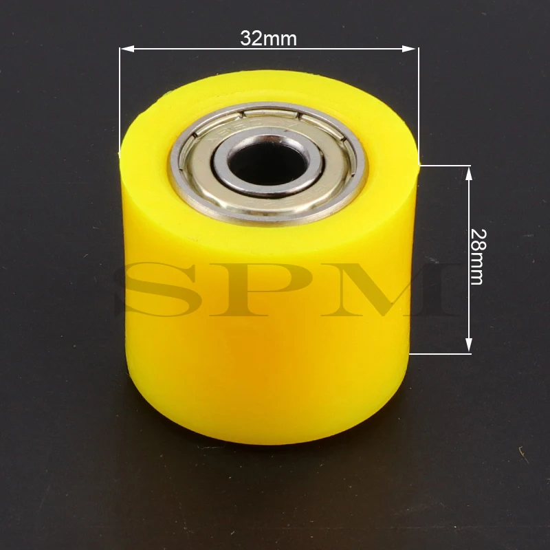 8mm 10mm Drive Chain Roller Pulley Wheel Slider Tensioner Wheel Guide For BSE CRF CR XR Dirt Pit Bike Motocross ATV Motorcycle