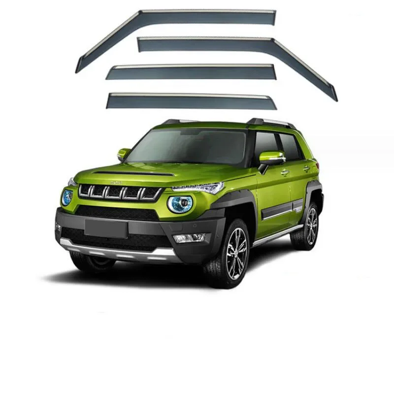 

Car Window Visor Rain Guard Side Window Deflector Weather Shield For BAIC Beijing BJ20 BJ30