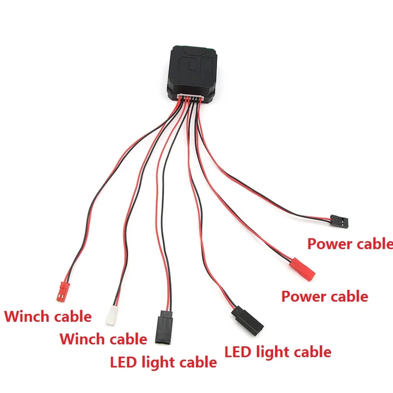 A25P 4 Ways CH4 Winch Control Wireless Remote Controller Receiver For 1/10 RC Crawler Axial SCX10 90046 Traxxas TRX4 Redcat