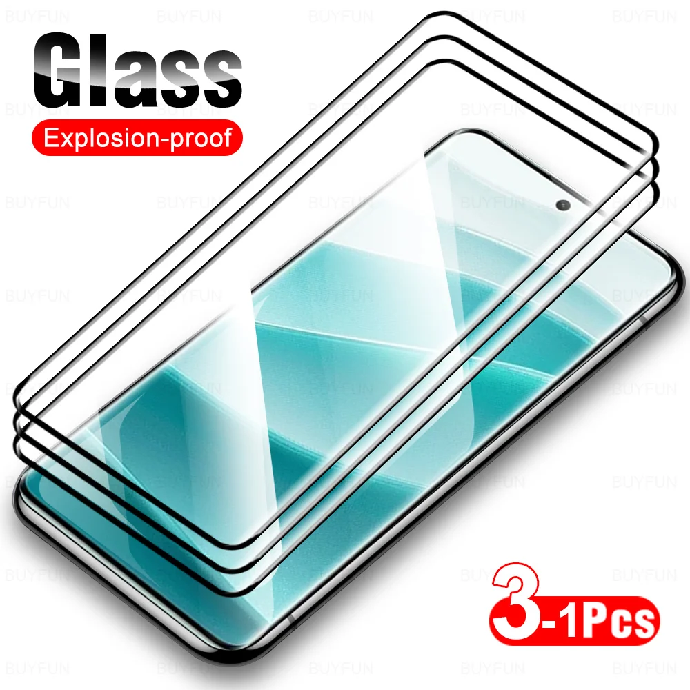 3-1Pcs Curved Tempered Glass For Xiaomi Redmi Note 14 Pro+ 5G Screen Protectors Glass Redmy Note14ProPlus Note14Pro+ 14 ProPlus