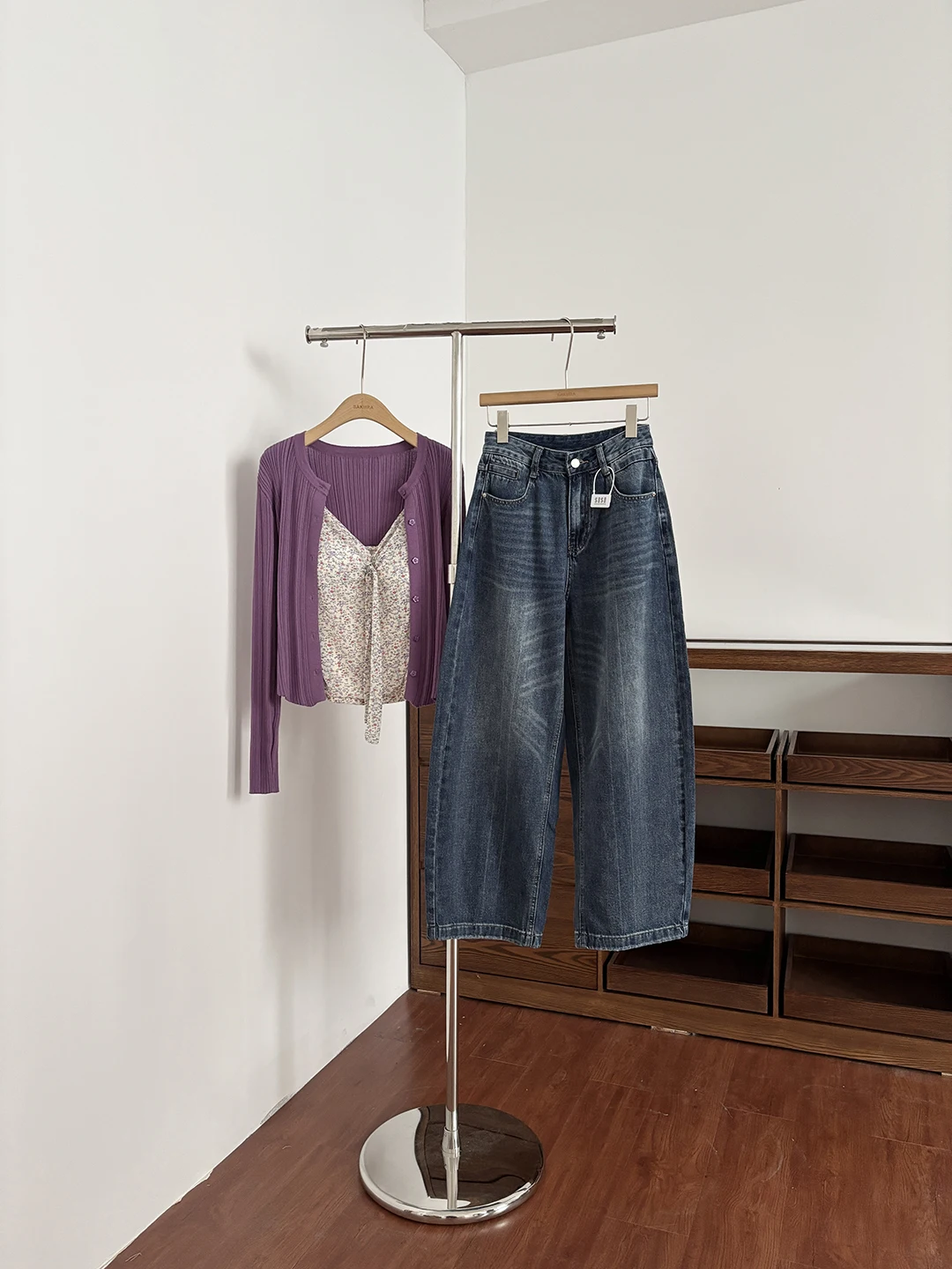 

Summer 2026 High Waist Wide Leg Jeans Women Loose Fit Versatile Loose Jeans Knife Retro Balloon Pants Ladies Denim