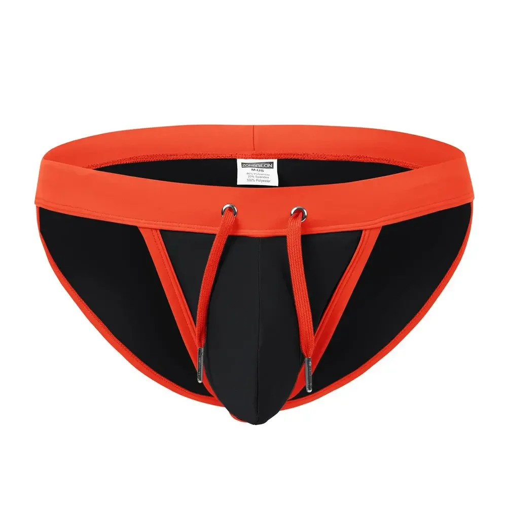 Jinshi Mens Sexy Swimming Briefs Pouch up Swimwear Comfort Fit Swimsuit for Men Swimming Wear