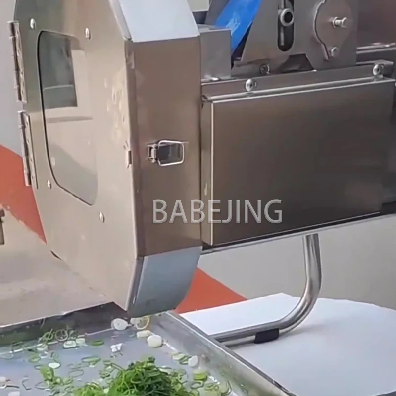 BABEJING Small Multifunctional Commercial Chopper Stainless Steel Pepper Leek Scallion Chopper