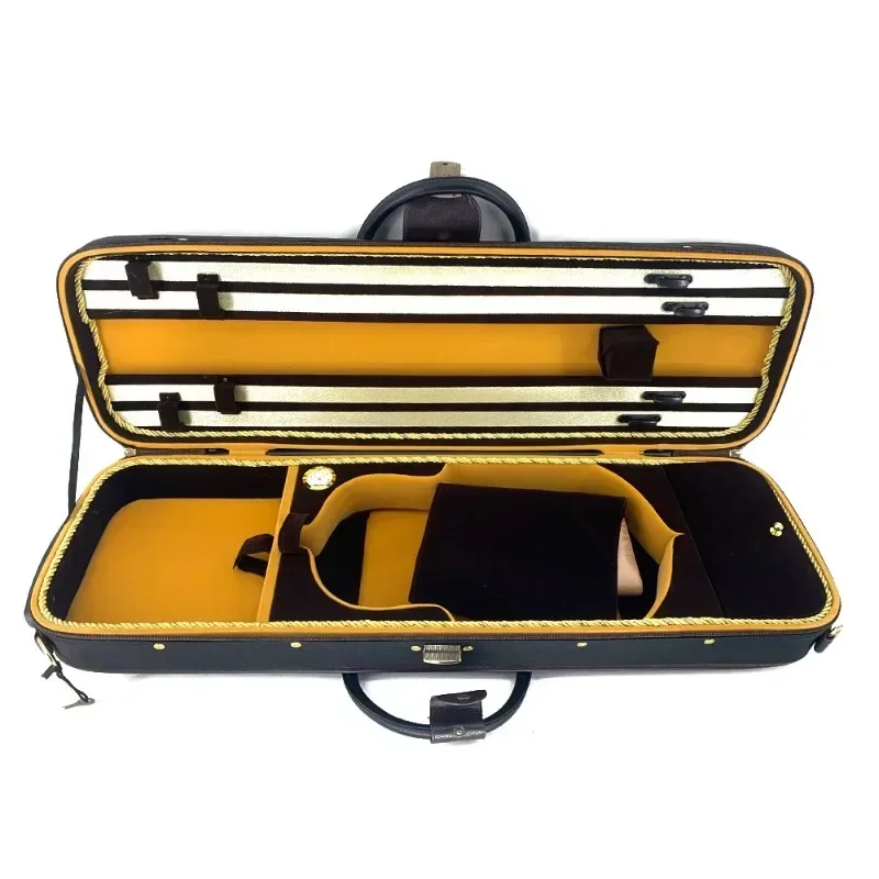 Wooden Violin Square Case, Splint Violin Case 4/4