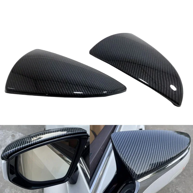 

Carbon fiber Side Rearview Mirror Covers Cap for Lexus ES ES200 ES250 ES300h ES350 2018-2022 Car Exterior Accessories Moulding