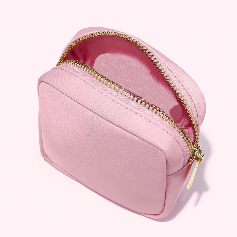 Candy Color S-size Multi-color Mini Nylon Casual Make up Pouch Women Cosmetic Bag Pouch for Lipstick, Key and other Small Items.