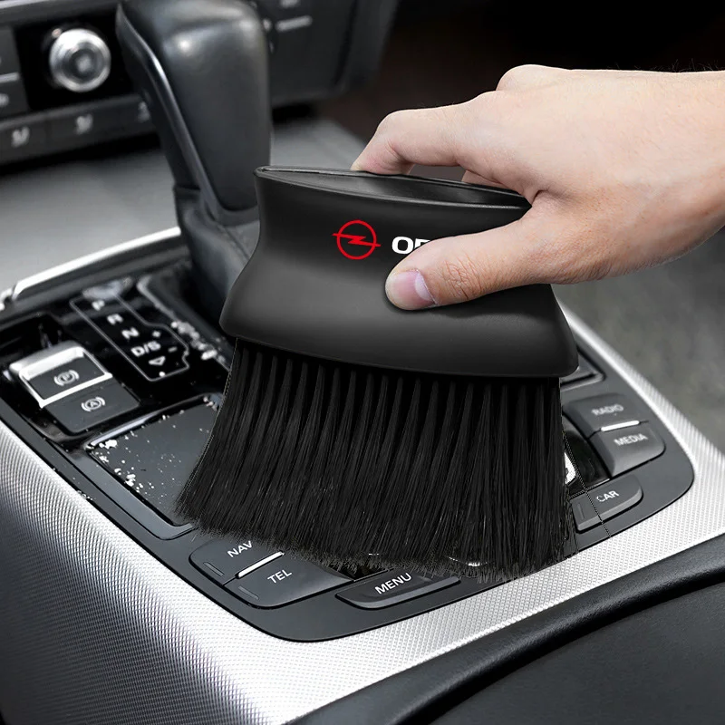 Soft Bristle Car Air Conditioner Cleaning Brush Car Wash Dust Cleaner For Opel Astra G H J F K Insignia Vectra C D Zafira B etc