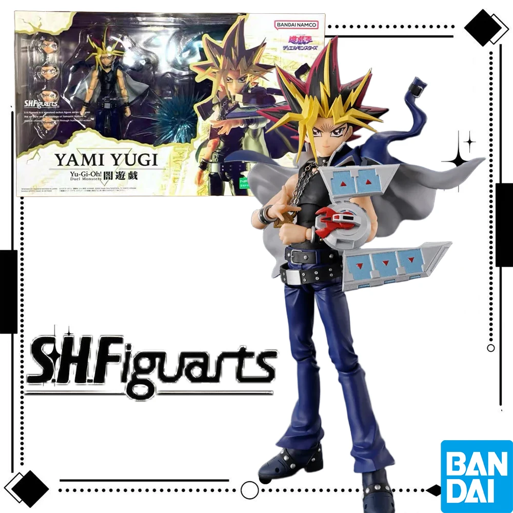 

100% Authentic In Stock Bandai S.H.Figuarts Yu-Gi-Oh! Yami Yugi Articulated Action Figure Collection Model with Signature Pose