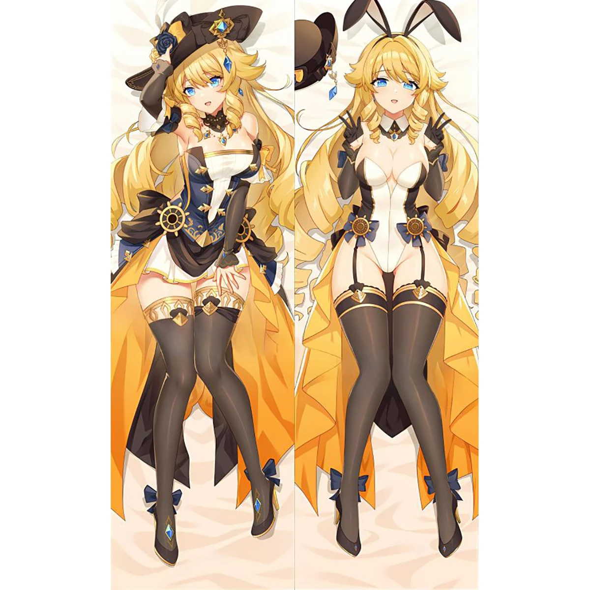 

Genshin Impact 원navia Dakimakura Anime Otaku 2-Side печатная подушка для обнимания