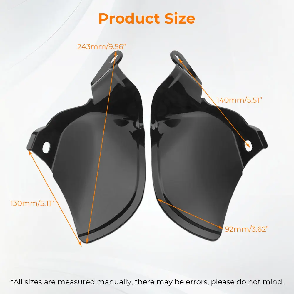 2x Motorcycle Heat Deflector Shield For Harley Softail Fat Boy Low Rider Breakout Heritage Classic 2018-2026 Air Deflector Panel