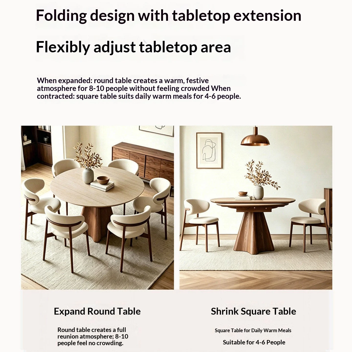 Any Size Custom Sintered Stone Dining Table High Hardness Anti Scratch Easy Clean Matte Surface Modern Home Dining RoomFurniture