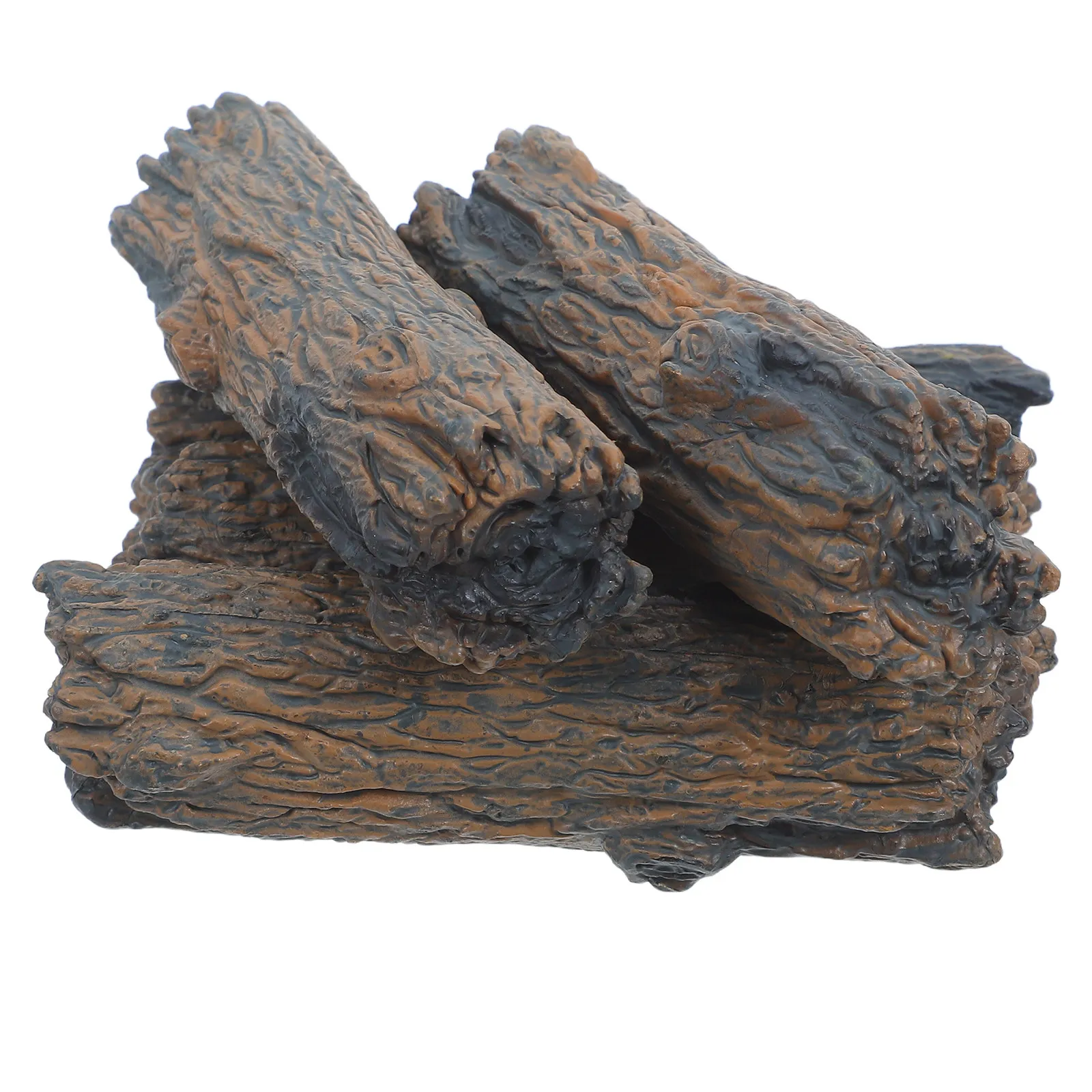 High Detail Artificial Tree Trunk Base Decor Piece Suitable for Shelf Mantel Tabletop Fireplace Surround Natural Aesthetic