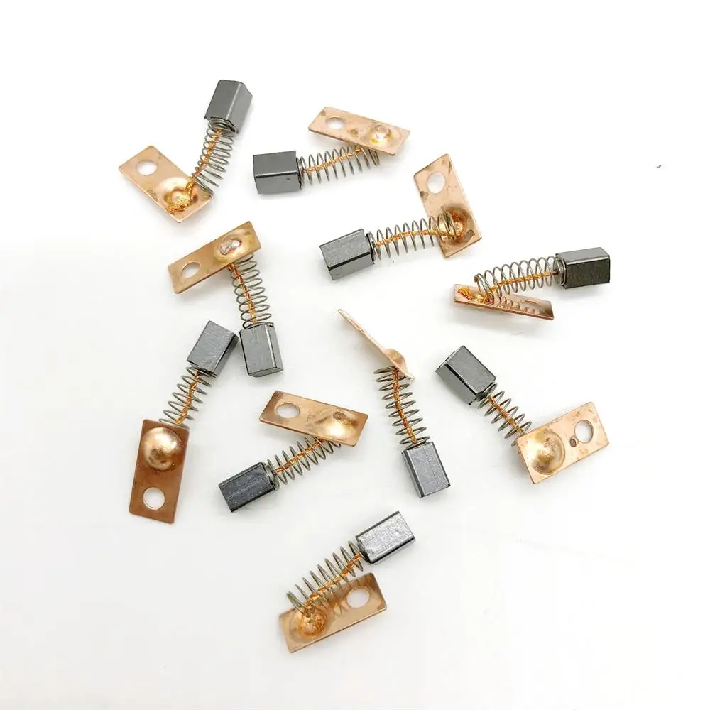 10pcs Micro motor Handpiece Carbon brush For Strong 210 105L Marathon H20N 37L1 Nail Drill Electric Manicure Drill Accessory