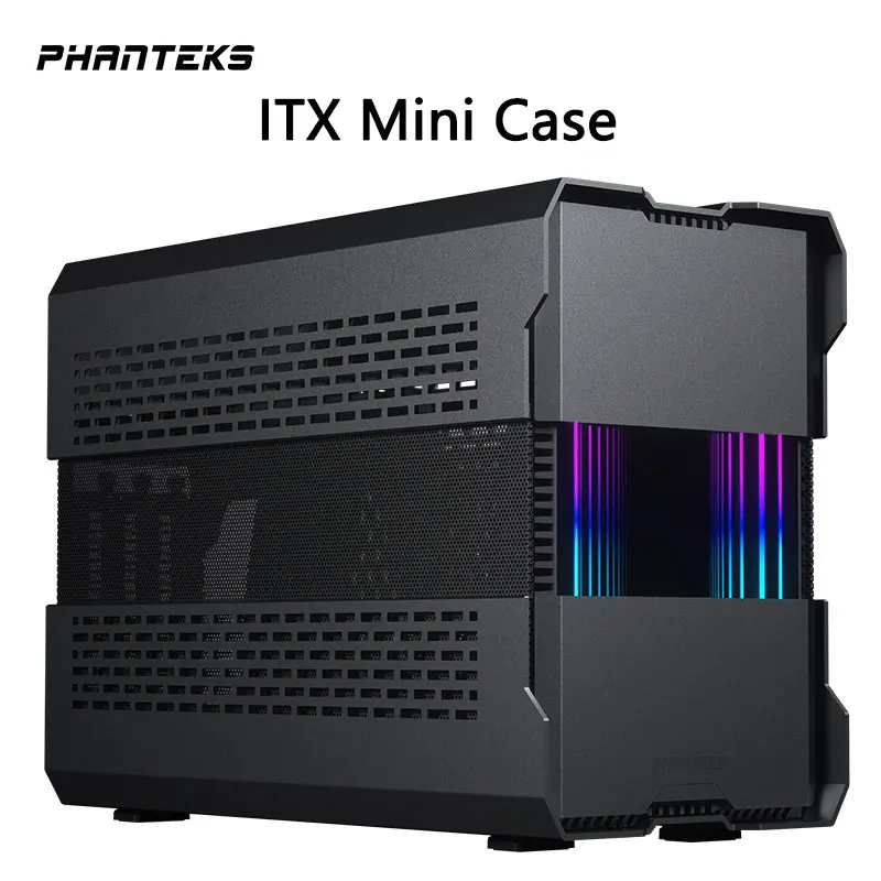 PHANTEKS P121 Mini ITX Case Computer Aluminum Chassis 13.5L Three-speed Adjustable/240 Water Cooling/PCI-E 4.0/ARGB