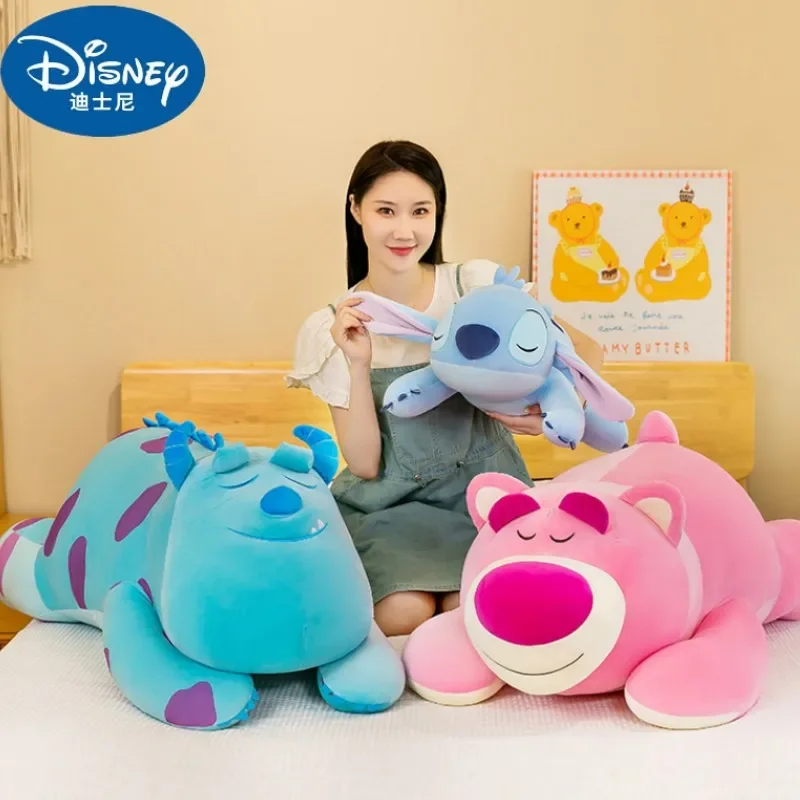 New Disney Kawaii Lilo&stitch Lots-o-huggin Bear Sullivan Plush Toys Stuffed Doll Soft Pillow Sofa Room Decoration Cartoon Gifts